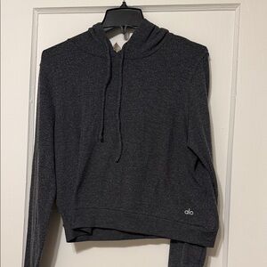 ALO Yoga Charcoal Gray Hoodie